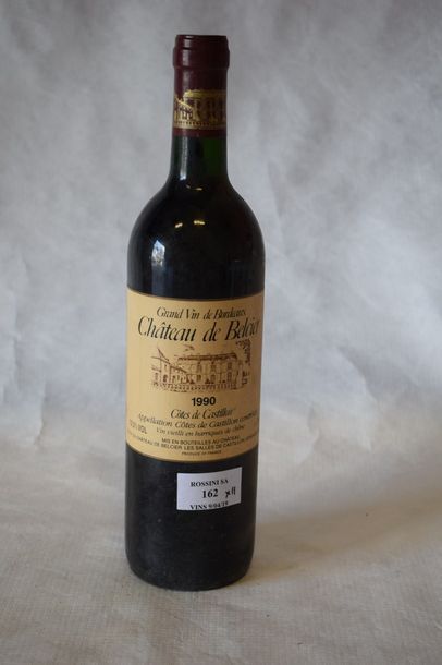 11 	bouteilles 	CH. 	DE BELCIER, 	Côtes de...