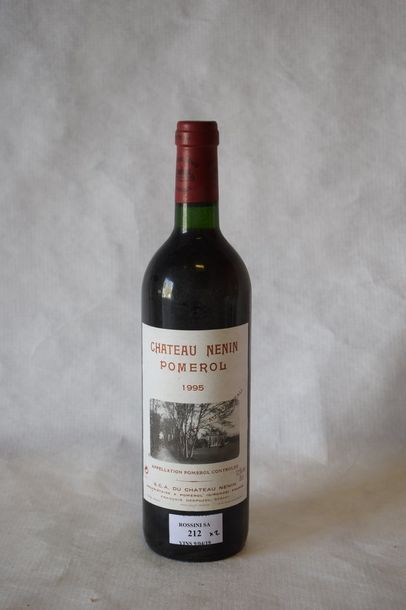 null 2 	bouteilles 	CH. 	NÉNIN, 	Pomerol 	1995	



