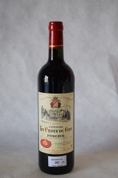 12 	bouteilles 	CH. 	LA CROIX DE GAY, 	Pomerol...