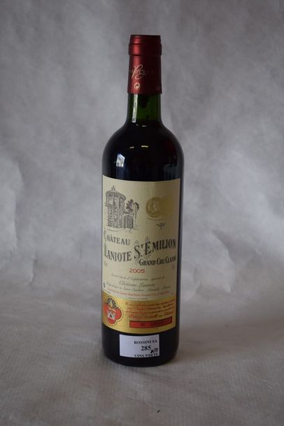 12 	bouteilles 	CH. 	LANIOTE, Grand Cru 	St-Emilion...