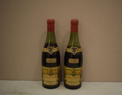 null 2 	bouteilles 	CHAMBOLLE-MUSIGNY 		Morin 	1953	 (1 LB, 1 MB) 	


