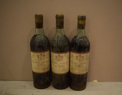 1 bouteille CH. SUDUIRAUT, 1° cru Sauternes...