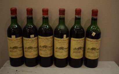 6 	bouteilles 	CH. 	LA FLEUR POURRET, 	St-Emilion...