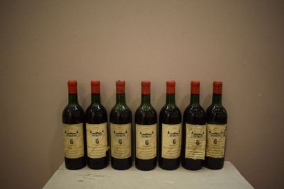 7 	bouteilles 	CH. 	TRONQUOY-LALANDE, Saint-Estèphe...