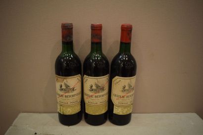3 	bouteilles 	CH. 	BEYCHEVELLE, 4° cru 	Saint-Julien...