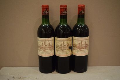 null 3 	bouteilles 	CH. 	COS-D'ESTOURNEL, 2° cru Saint-Estèphe 		1966	 (LB, 1 eta)...