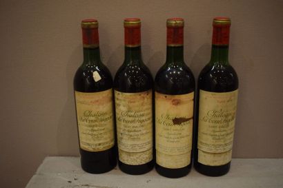 4 	bouteilles 	CH. 	LA TOUR FIGEAC, Grand...