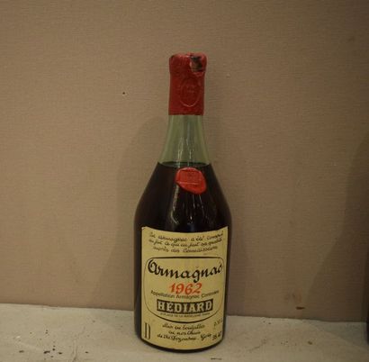  1	 bouteille 	ARMAGNAC 		Hédiard 	1962	 (TLB) 	 
 
