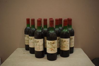 12	bouteilles 	CH. 	CAMBON LA PELOUSE, 	Haut-Médoc...