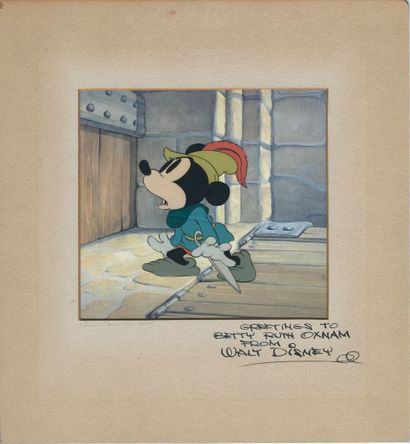 null BRAVE PETIT TAILLEUR – Studios Walt Disney 1938
Cellulo original de Mickey découpé...
