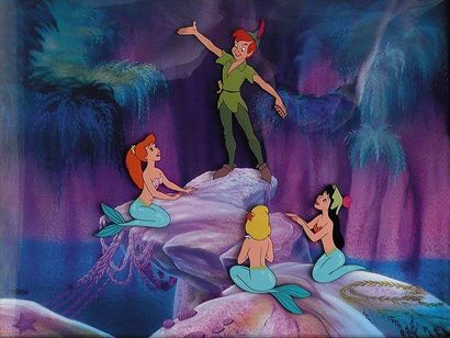 null PETER PAN - Studio Disney 1953. Peter Pan and the Mermaids. Edition de 1995...