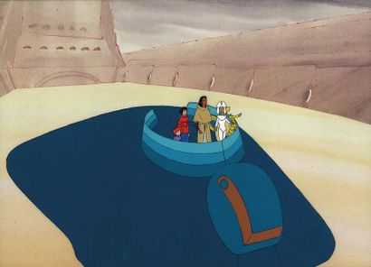 null LES MONDES ENGLOUTIS France Animation, 1984. Cellulo de Shag Shag et tous les...