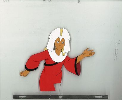 null LES MONDES ENGLOUTIS France Animation, 1984. Cellulo d'Arkana provenant d'un...