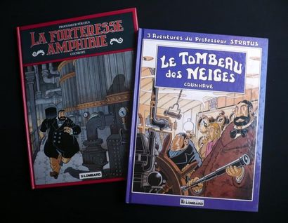 COUNHAYE Les aventures du Professeur Stratus Tomes 1 et 2 en EO enrichi de belles...