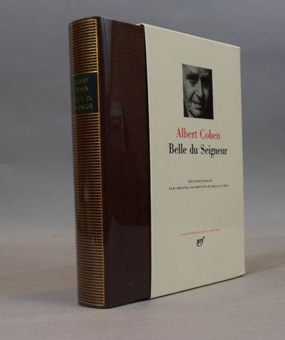 null BIBLIOTHEQUE DE LA PLEIADE

Albert COHEN. 1 vol. Belle du seigneur - Bibliothèque...