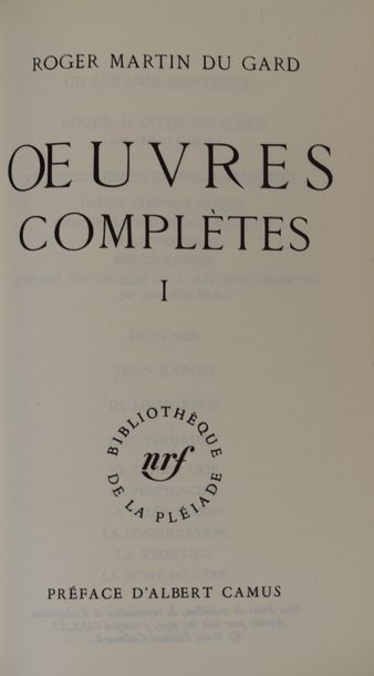 null BIBLIOTHEQUE DE LA PLEIADE

GIDE André. 1 vol. Journal 1889-1939 - Bibliothèque...