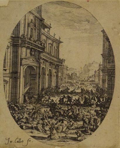 Jacques CALLOT (1592 - 1635) 
Le Massacre...
