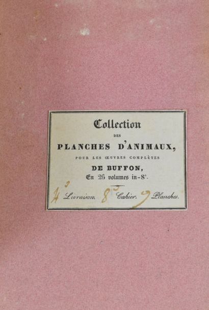 null BUFFON (de) collection des planches d'animaux en 26 volumes in-8°