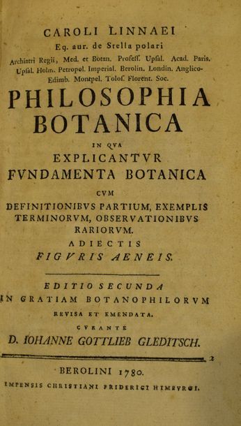 null LINNAEI Caroli

Philosophia botanica in qua explicantur fundamenta botanica,...