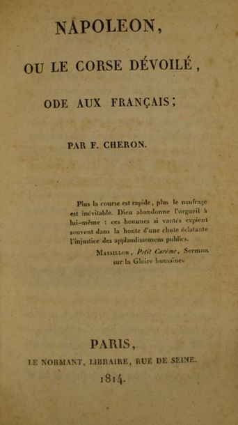 null Lot de deux volumes comprenant : 

- Le souper de Beaucaire, suivi de la lettre...