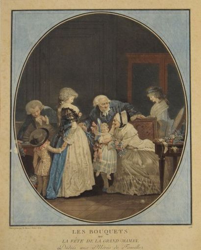null Philibert - Louis DEBUCOURT (1755 - 1832)

Les Bouquets ou la Fête de la grand-maman

Gravure...