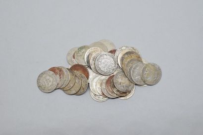 FRANCE

Ensemble de pièces en argent de 50...