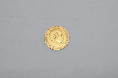 20 Francs Napoléon III tête nue 1860 BB....