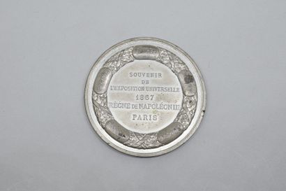 null Médaille XIXème en alliage d'ap. F. Blondelet 

Avers : allégorie. Inscriptions...