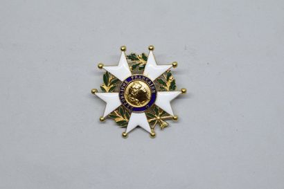 null Médaille de Commandeur de la Légion d'Honneur, Ve République, en métal doré...