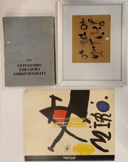 null MIRO Joan, d'après

Composition, 1951

Lithographie signée en bas à droite et...