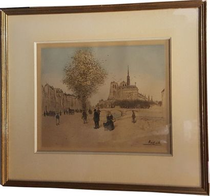 null RAFFAELLI Jean-François (1850-1924)

Vue de Notre Dame 

Lithographie signée...