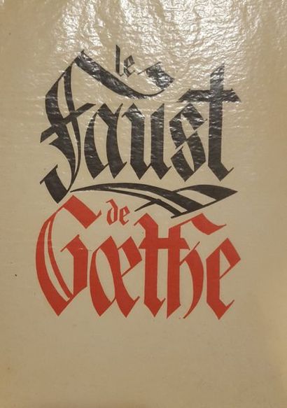 null ICART Louis (1888-1950) & GOETHE.

Faust. Paris, Le Vasseur, 1943 

Livre premier...