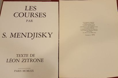 null MENDJISKY Serge (né en 1929)

Les Courses

Suite de 11 lithographies (5 en 20...