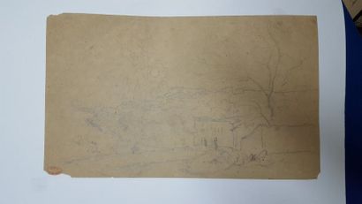 null CHENU Fleury (1833-1875)

Paysage au clocher 

crayon sur papier, cachet de...