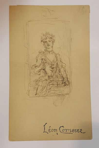 null COMERRE Léon François (1850-1916)

Etude de femme 

Crayon et encre sur papier,...