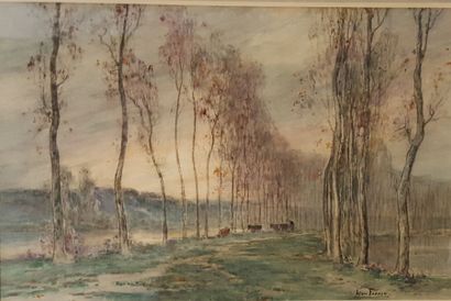 null FOREAU Henri Louis (1866-1938)

Chemin de halage

Deux crayon et aquarelle sur...