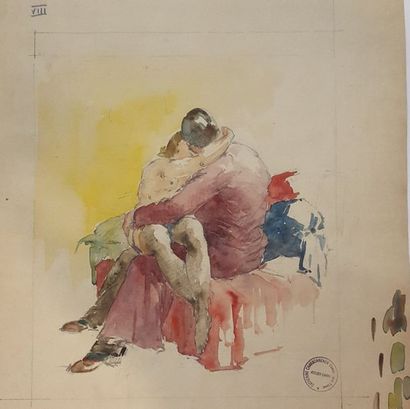 null GARIN Paul (1897-1963)

Le baiser, 



Crayon et aquarelle sur papier, tamponné...