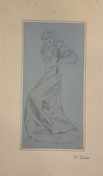 null ZIER Edouard (1856-1924)

Courtisane,

Esquisse au crayon sur papier bleu,nom...