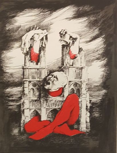 null GOURMELIN Jean (1920-2011)

Notre Dame 

Lithographie signée en bas à droite,...