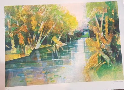 null HILAIRE Camille (1916-2004)

Canal en automne

Lithographie, signée en bas à...