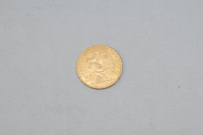 null Pièce en or de 20 francs au Coq, 1914.

Avers : profil droit de Marianne coiffée...
