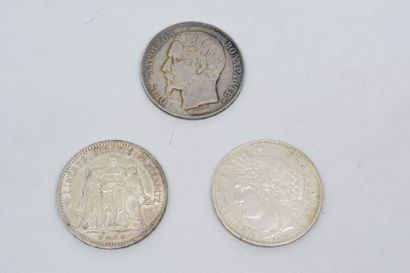 null IIème République (1848-1852) 

5 Francs type Hercule 1849 Paris.

5 Francs type...