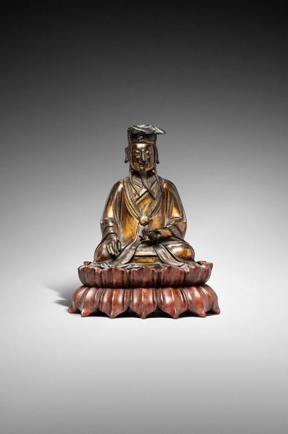 null CHINE - Epoque MING (1368 - 1644), XVIIe siècle

Statuette de dignitaire taoïste...