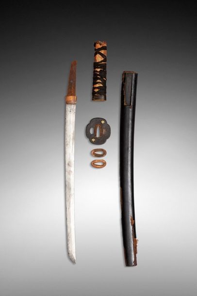 null JAPON - Fin Epoque EDO (1603 - 1868)

Shinto wakizashi, shinogi zukuri, fusée...