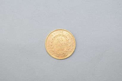 null Pièce en or de 20 francs Génie, IIIè République Dupré (1893 A)

TTB à SUP. 

Poids...