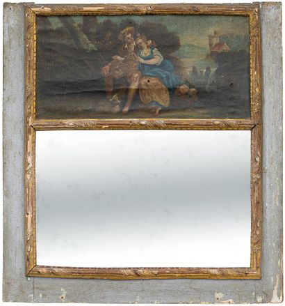  Trumeau mirror
France, late 18th century Part of a boiserie or trumeau mirror made... Gazette Drouot