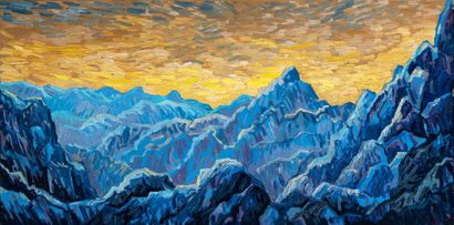 Schwarz Martin 1946 Winterthur Noir Martin
Van Gogh dans les montagnes
Signé au verso... Gazette Drouot