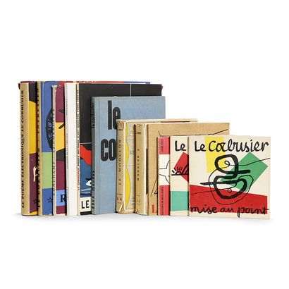  LE CORBUSIER (Charles-Edouard Jeanneret says).

Set of 12 illustrated books and... Gazette Drouot