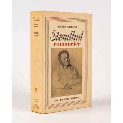  STENDHAL. - BARDÈCHE (Maurice).
Stendhal romancier. 
Paris, La Table ronde, 1947.... Gazette Drouot