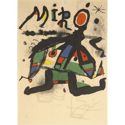  JOAN MIRO (1893-1983)
Affiche pour l'exposition 